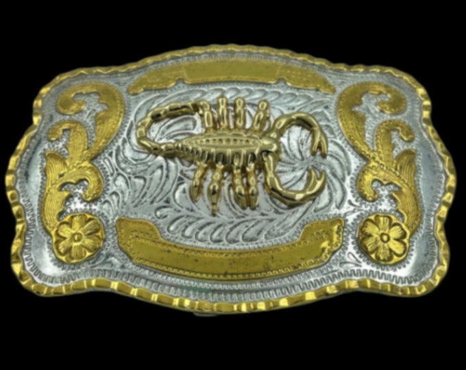 Belt Buckle Western Cowboy Cool Scorpion Rodeo Buckles