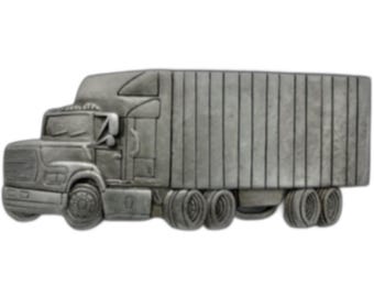 Truck Driver Belt Buckle Truckers 18 Wheeler Big Rig Vehicle Trucks Buckles Belts