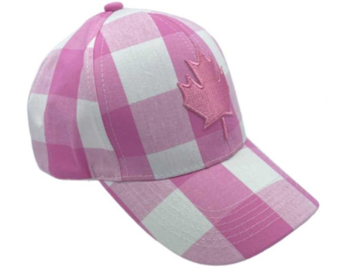 Canada Maple Leaf Baseball Cap Plaid Flannel Hat Caps Hats