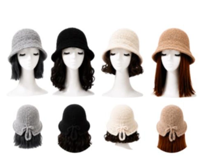 Women's Vintage Gatsby Style Wool Bucket Cloche Beanies Beret Winter Hats