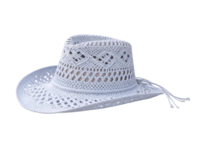 Straw Hat Summer Outdoor Men Women Western Cowboy Breathable Hats