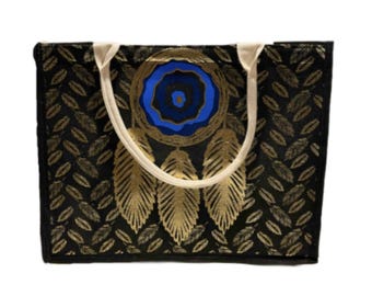 Dream Catcher Native American Handbag Tote Shopping Beach Bag Women's Purse