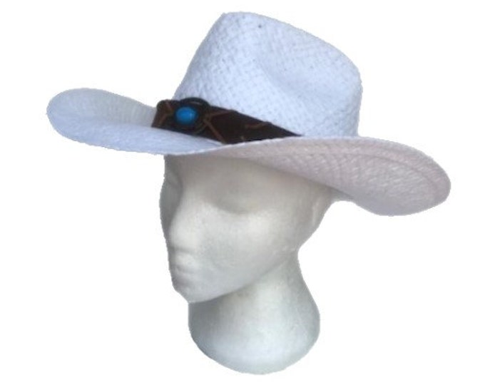 Straw Hat Summer Outdoor Men Women Western Cowboy Breathable Hats