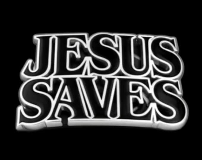 Jesus Saves Religious Christian Belt Buckle Buckles