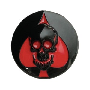 Skull Head Evil Grim Reaper Gothic Spade Skulls Belt Buckle Buckles