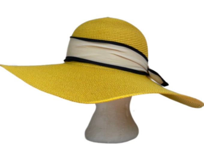 Summer Big Wide Brim Straw Hat Floppy Beach Sun Foldable Cap for Women