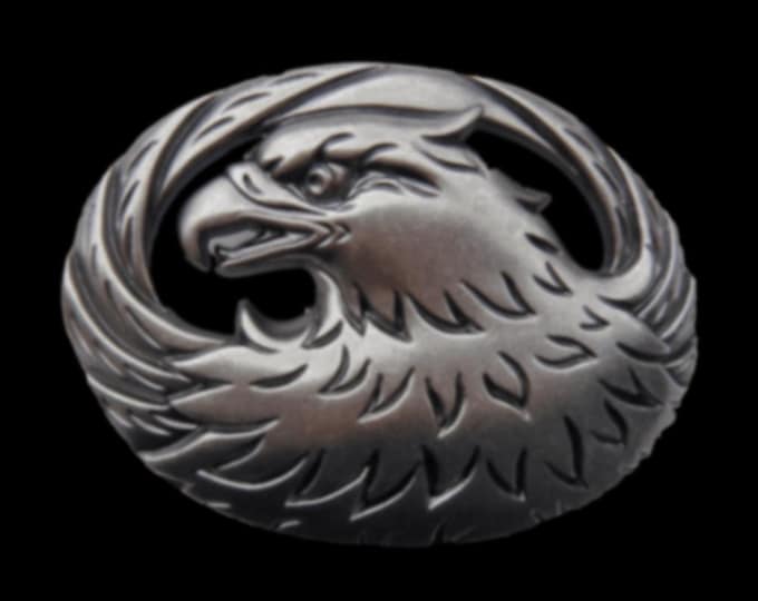 Belt Buckle Eagle Head Feather Wings Wild Eagles Buckles Belts