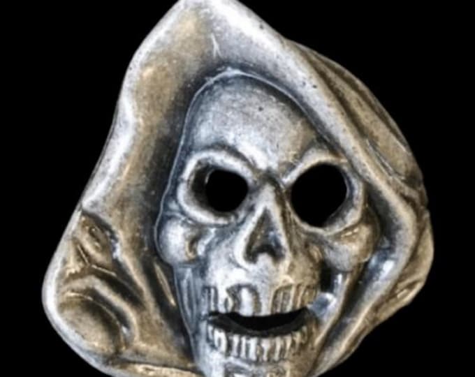 Grim Reaper Belt Buckle Reaper's Skull Skeleton Ghost Halloween Belts Buckles