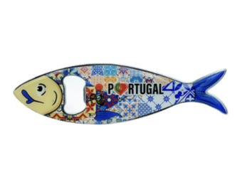Portugal Sardine Fridge Magnets Bottle Opener Shape Portuguese Souvenir Gift