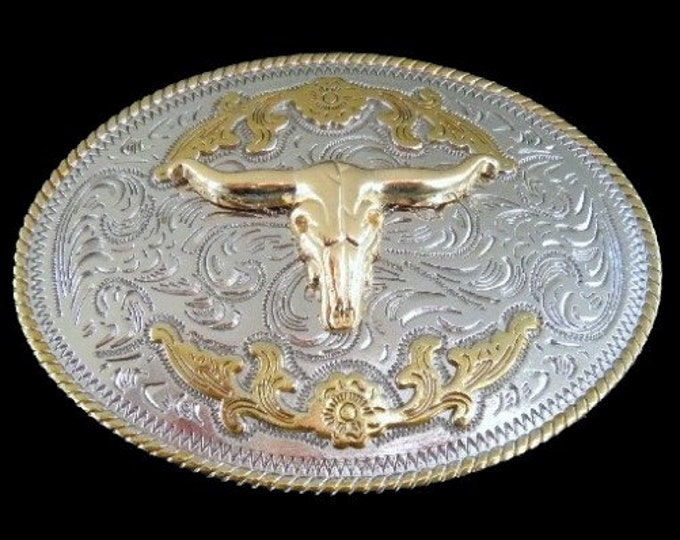 Longhorn Western Belt Buckle Rancher Longhorns Westerns Buckles Belts