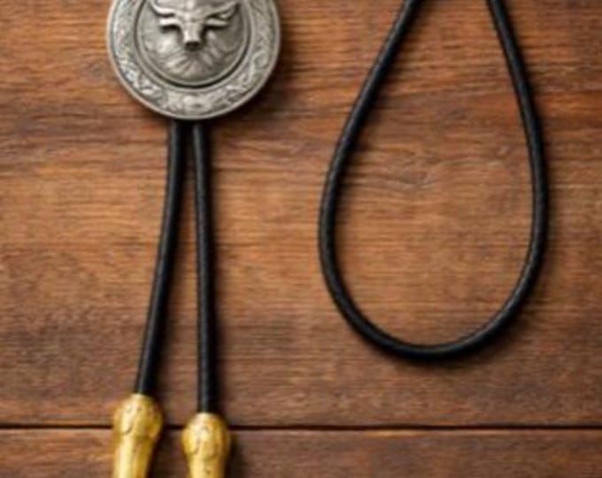 Bolo Tie for Men Western Cowboy  Longhorns Necktie