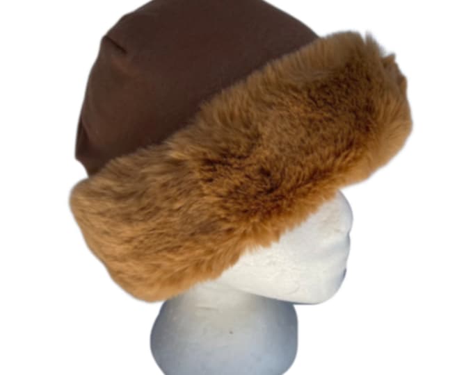 Warm Fashion Style Women's Faux Fur Cossack Style Winter Hat