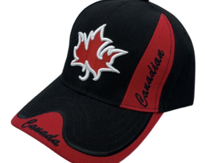 Canada Canadian Embroidered Baseball Cap Hat One Size Fits All