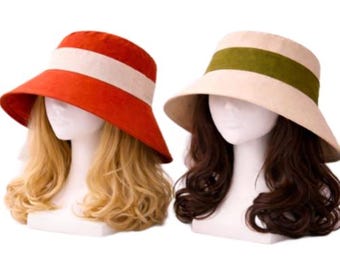 Summer Hats Cap Women Wide Brim Cotton Comfort Gardening Sun Protection Hat