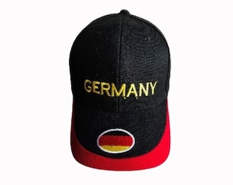 Germany German Flag Soccer Team Fan Apparel Baseball Cap Baseball Cap Hats