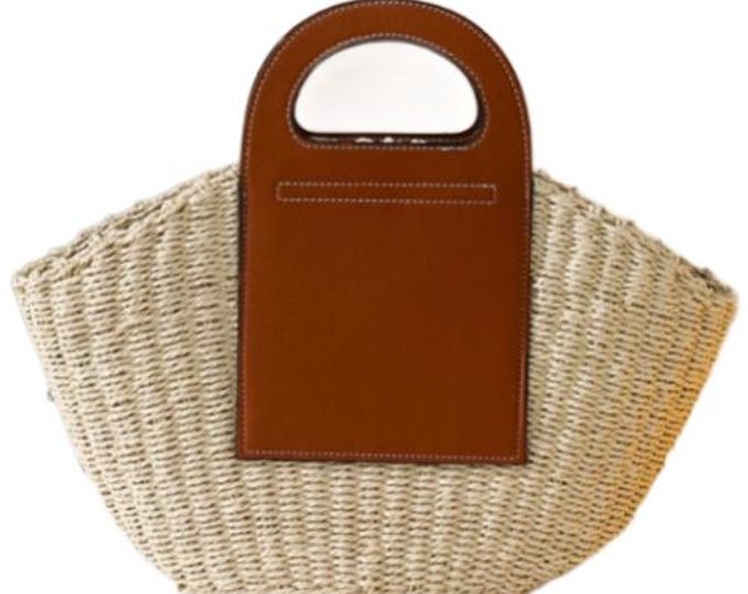 Straw Basket For Women Bohemian Style Beach Bag Summer Fashion Portable Handbag