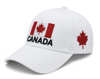 Canada Mapleleaf Canadian Embroidered Unisex Baseball Unisex Cap Hat Casquette