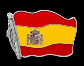 Belt Buckle Spain Flag Madrid Barcelona Bottle Opener Buckles