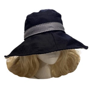 Women&#39;s Anti-UV Fashion Wide Brim Summer Beach Cotton Sun Bucket Hat