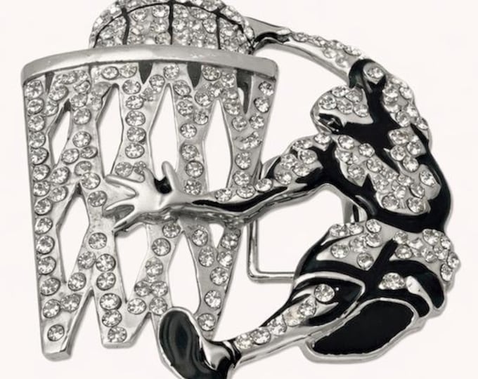 Belt Buckle Basketball Players Team Sports Rhinestone Boucle De Ceinture