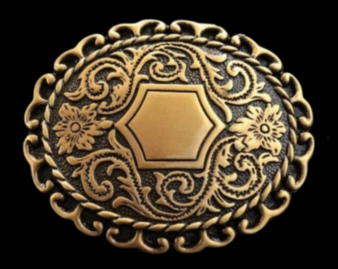 Belt Buckle Cowgirl Ranch Girl Antique Flower Fashion Western Buckles Belts