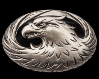 Belt Buckle Eagle Head Feather Wings Wild Eagles Buckles Belts