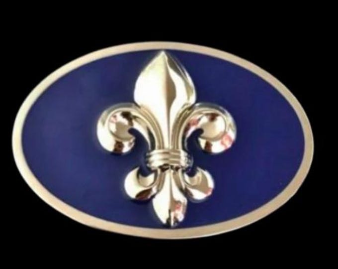 Fleur De Lis Lys Belt Buckle Buckles Boucle De Ceinture