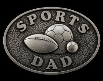 Soccer Dad Belt Buckle Sports Dads Soccer Futsal Football Buckles