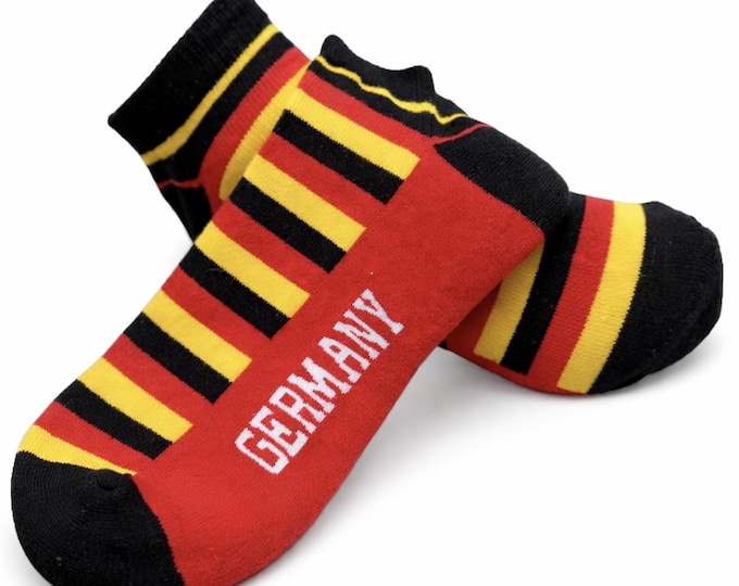 Germany Fashion Flags Unisex Ankle Socks Low Cut Crew Casual Sport Cotton