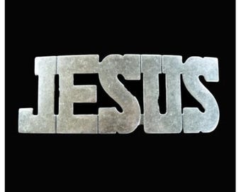 Belt Buckle Jesus Christ of Nazareth Religion Savior Christian Catholic Belts Buckles