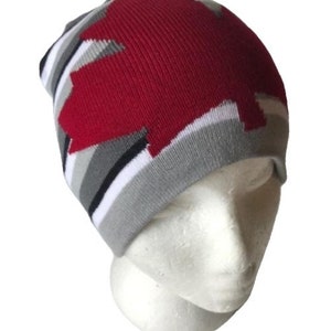 Canada Canadian Flag Red Maple Leaf Unisex Ski Hat Beanie Hats Tuque