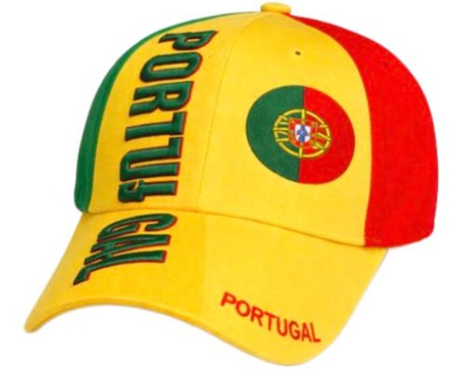 Portugal Portuguese Flag Sports Soccer Tennis Hat Cap Baseball