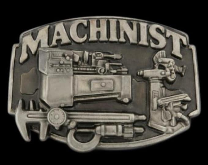 Machinist Machine Operators Metal Belt Buckle