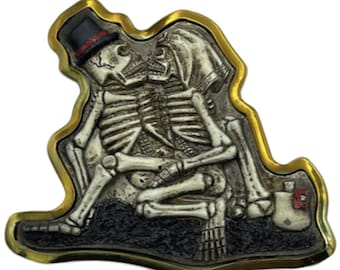 Skulls Kissing Belt Buckle Till Death Do Us Part Skull Skeletons Buckles Belts