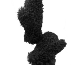 Women Soft Plush Warm Gloves Winter Fluffy Over Sizerd Mittens Faux Fur