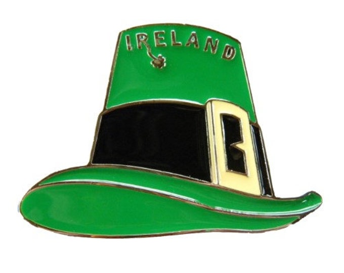 Leprechaun Hat Belt Buckle Ireland St Patrick's Hats Irish Lucky Clover Belts Buckles