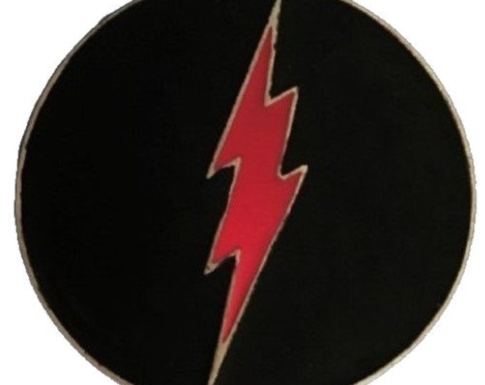 Thunder Bolt Lightning Red Flash Belt Buckle Buckles