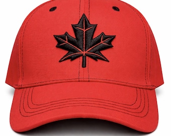 Canada Canadian Maple Leaf Embroidered Baseball Cap Hat