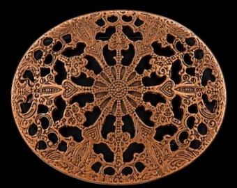 Flower Floral Cut Through Fashion Cool Belt Buckle Buckles Boucle De Ceinture