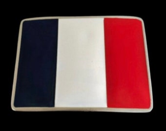 Belt Buckle France Flag Drapeau Français French Buckles