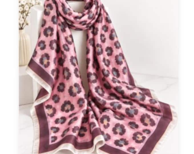 Ladies Quality Double Sided Pattern Scarf Evening Winter Shawl Scarves
