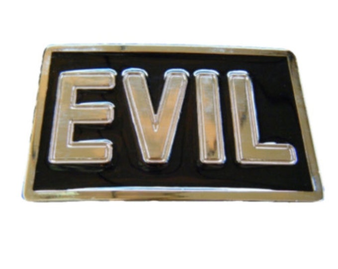 Force Of Evil Wicked Cool Belt Buckle