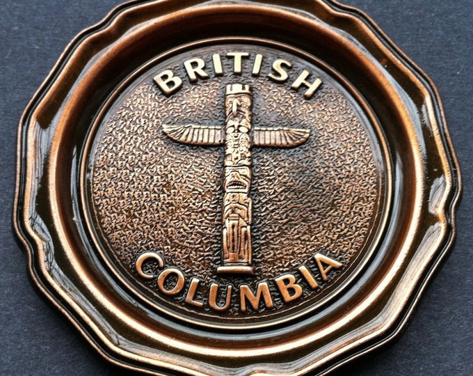 Coasters Bar Drinks British Columbia Metal Coasters Souvenir (SET OF 6)