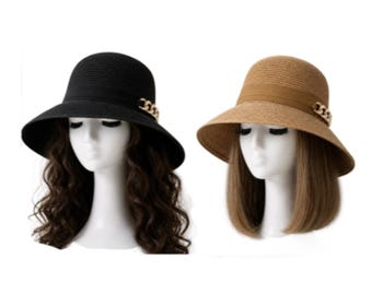 Women's Fashion Natural Straw Casual Sun Beach Unisex Hat