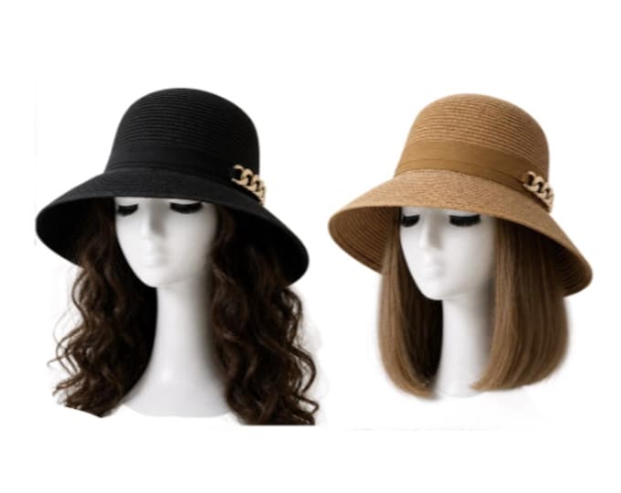 Women's Fashion Natural Straw Casual Sun Beach Unisex Hat
