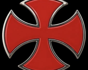 Cross Belt Buckle Knights Templars Crusade Order Malta Crosses Buckles Belts