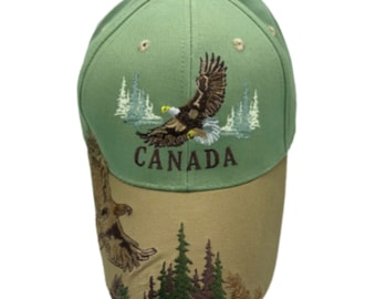 Canada Flying Eagles Embroidered Baseball Ball Cap Hats