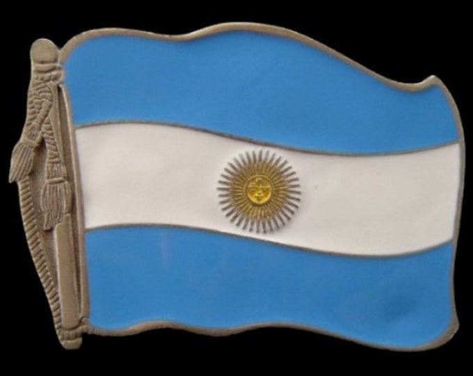 Argentina Belt Buckle Flag Bottle Opener Buckles