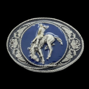 Western Cowboy n Cowgirl Rodeo Horse Rider Belt Buckles