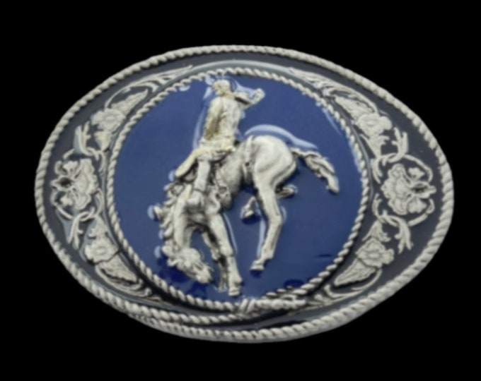 Western Cowboy n Cowgirl Rodeo Horse Rider Belt Buckles